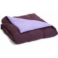 Grand Down All Season Down Alternative Reversible Comforter  Full/Queen-Plum/Lilac COMFORTER F/Q REV-PL